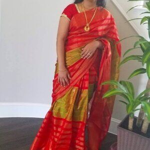 Indian Silk Saree Uppada